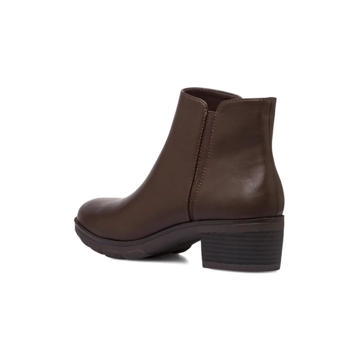 Stivaletti comfort da donna marroni con tacco 8,5 cm Donna Scarpe Comfort|Stivaletti Donna