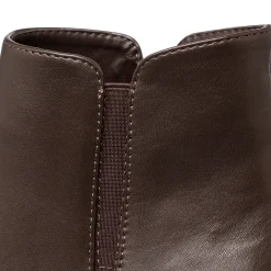 Stivaletti comfort da donna marroni con tacco 8,5 cm Donna Scarpe Comfort|Stivaletti Donna