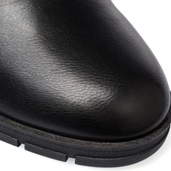 Hot Stivaletti comfort neri con tacco 7 cm da donna Donna Scarpe Comfort|Stivaletti Donna