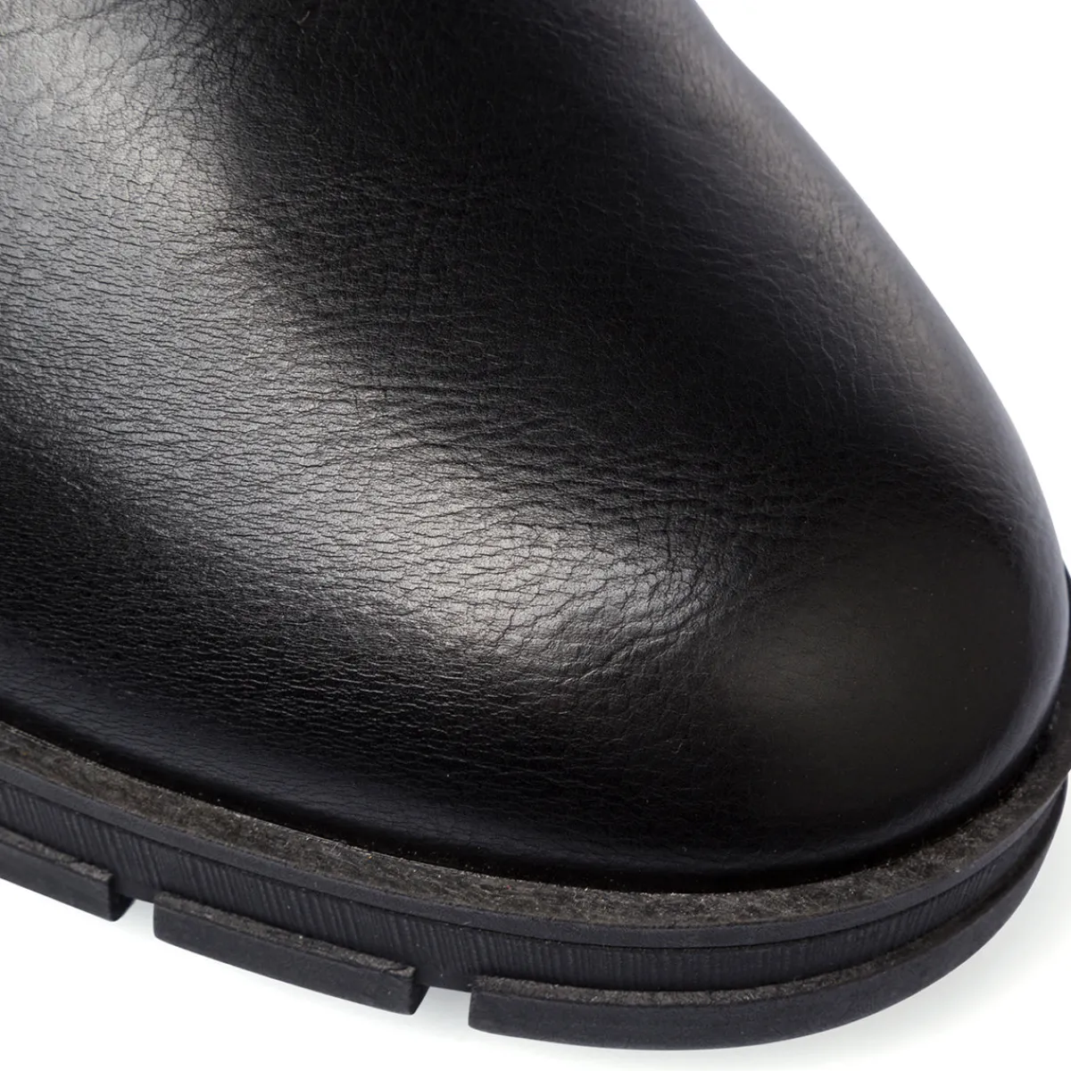 Hot Stivaletti comfort neri con tacco 7 cm da donna Donna Scarpe Comfort|Stivaletti Donna