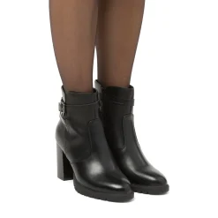 Sale Stivaletti comfort neri con fibbia da Donna Donna Scarpe Comfort|Stivaletti Donna