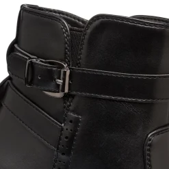 Sale Stivaletti comfort neri con fibbia da Donna Donna Scarpe Comfort|Stivaletti Donna