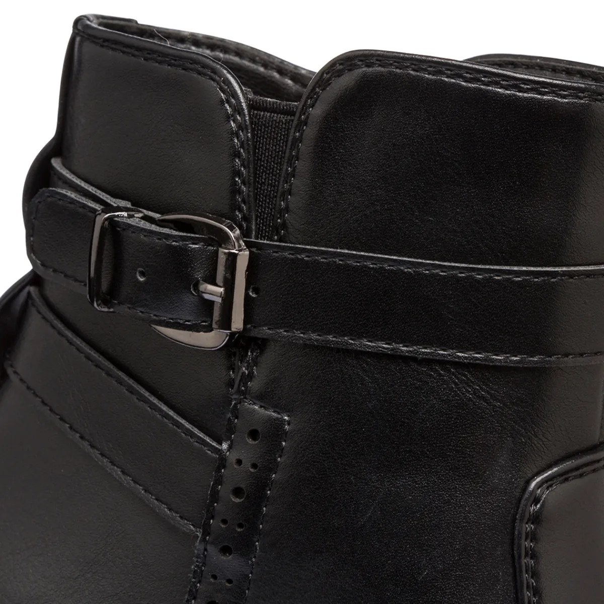 Sale Stivaletti comfort neri con fibbia da Donna Donna Scarpe Comfort|Stivaletti Donna