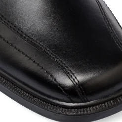 Outlet Stivaletti comfort neri da Uomo in pelle Uomo Scarpe Comfort Uomo|Polacchine Uomo