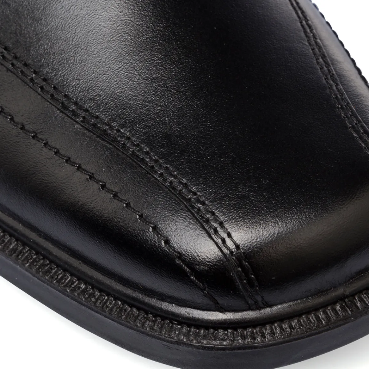 Outlet Stivaletti comfort neri da Uomo in pelle Uomo Scarpe Comfort Uomo|Polacchine Uomo