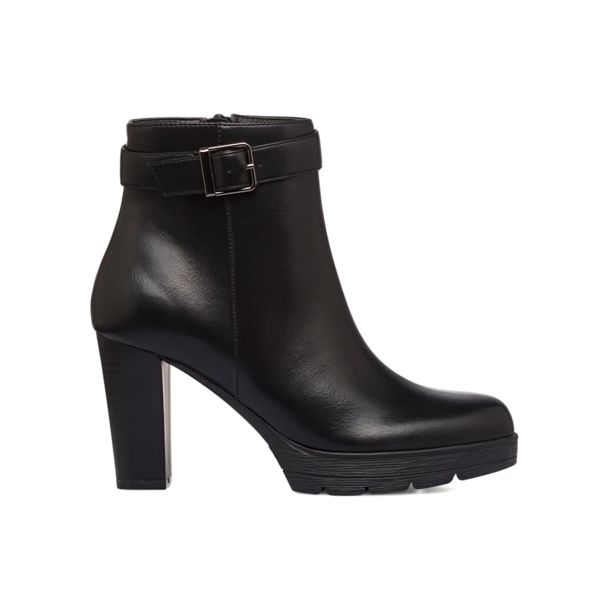 Discount Stivaletti comfort neri da Donna con fibbia Donna Scarpe Comfort|Stivaletti Donna