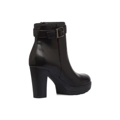 Discount Stivaletti comfort neri da Donna con fibbia Donna Scarpe Comfort|Stivaletti Donna