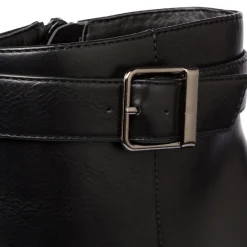 Discount Stivaletti comfort neri da Donna con fibbia Donna Scarpe Comfort|Stivaletti Donna