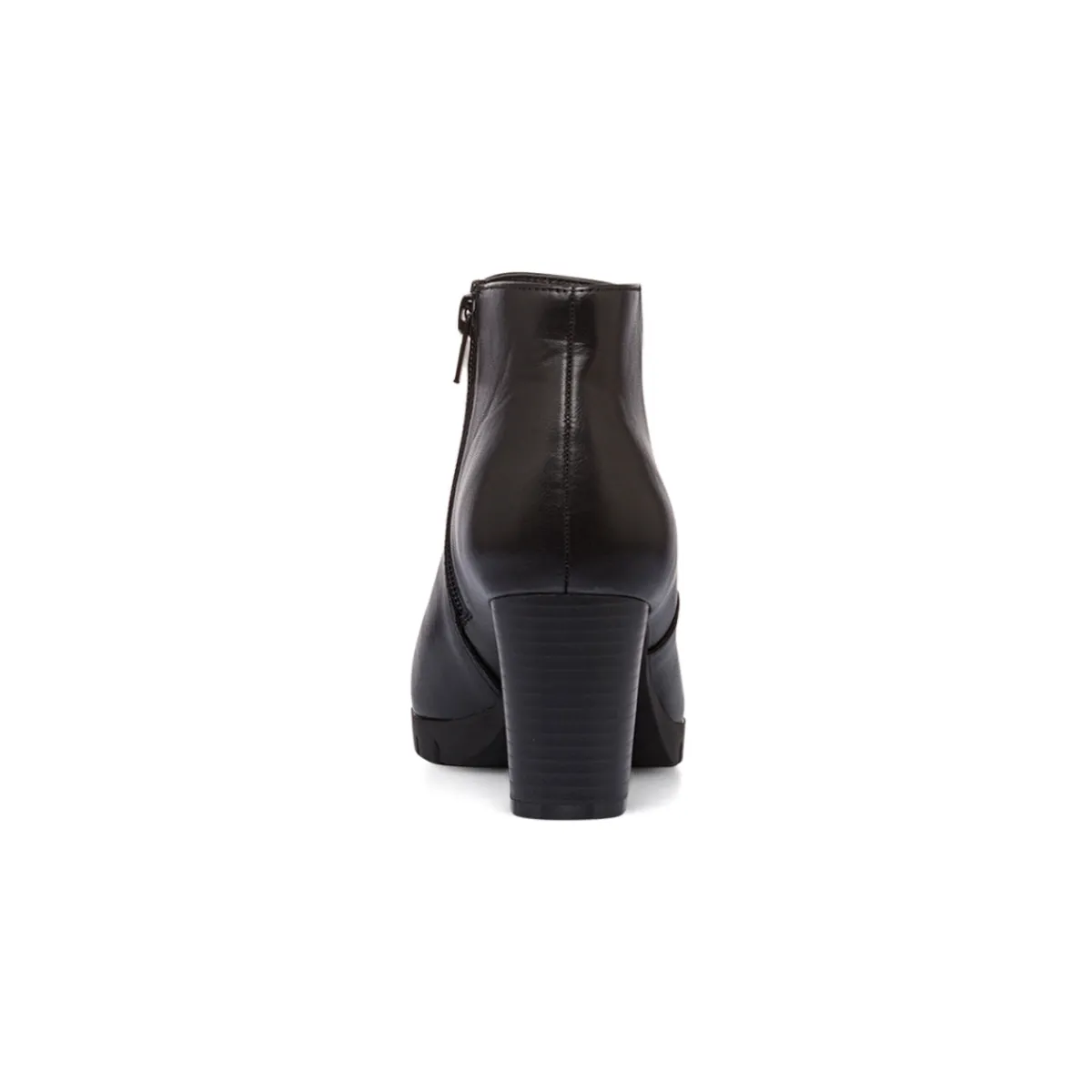 Clearance Stivaletti comfort neri da donna con tacco 7 cm Donna Scarpe Comfort|Stivaletti Donna