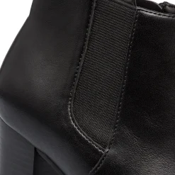 Clearance Stivaletti comfort neri da donna con tacco 7 cm Donna Scarpe Comfort|Stivaletti Donna