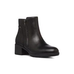 Online Stivaletti comfort neri da Donna con zip Donna Scarpe Comfort|Stivaletti Donna