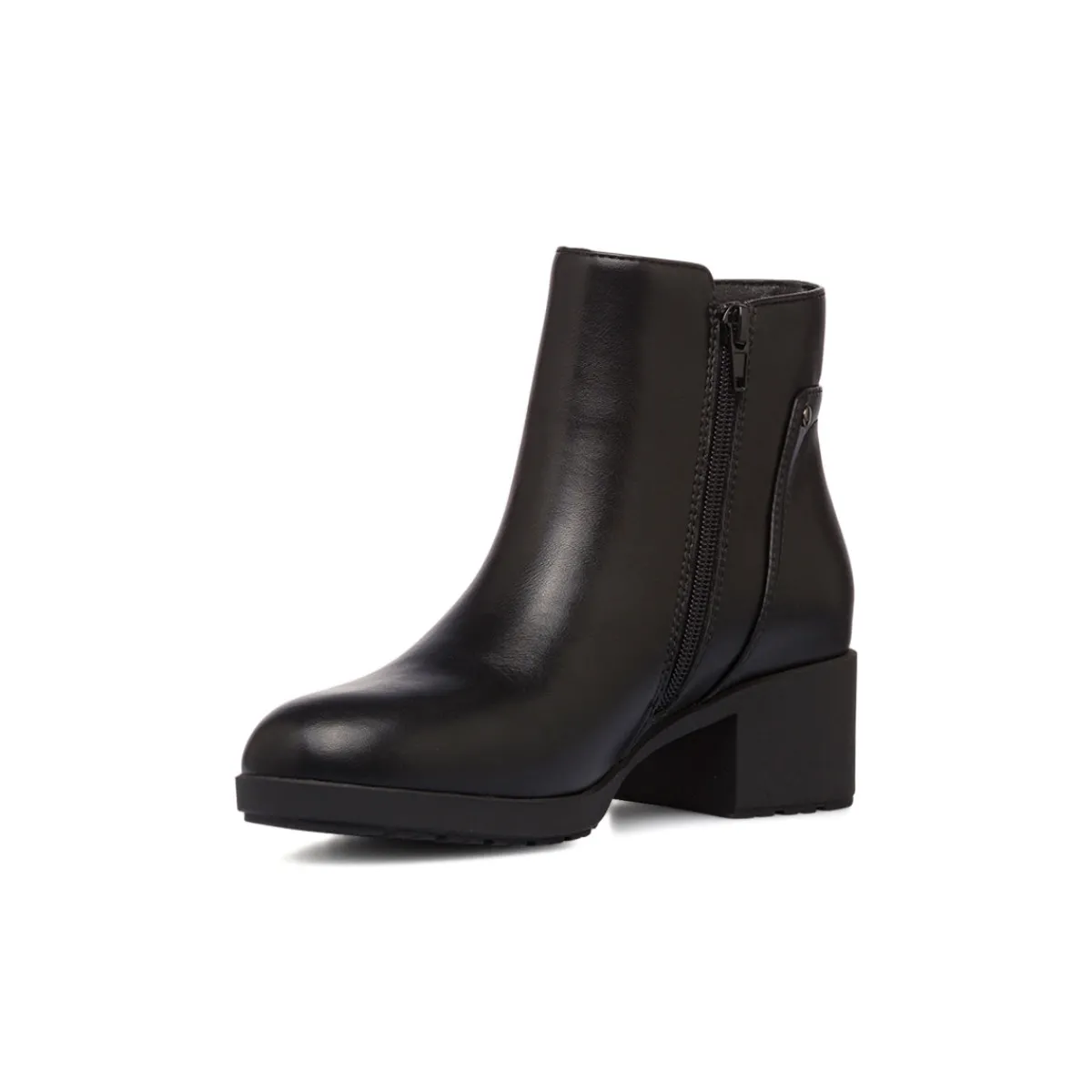 Online Stivaletti comfort neri da Donna con zip Donna Scarpe Comfort|Stivaletti Donna