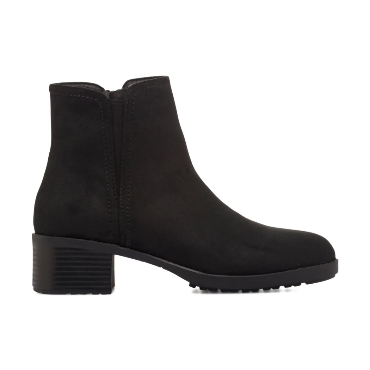 Sale Stivaletti comfort neri da Donna con tacco basso Donna Scarpe Comfort|Stivaletti Donna