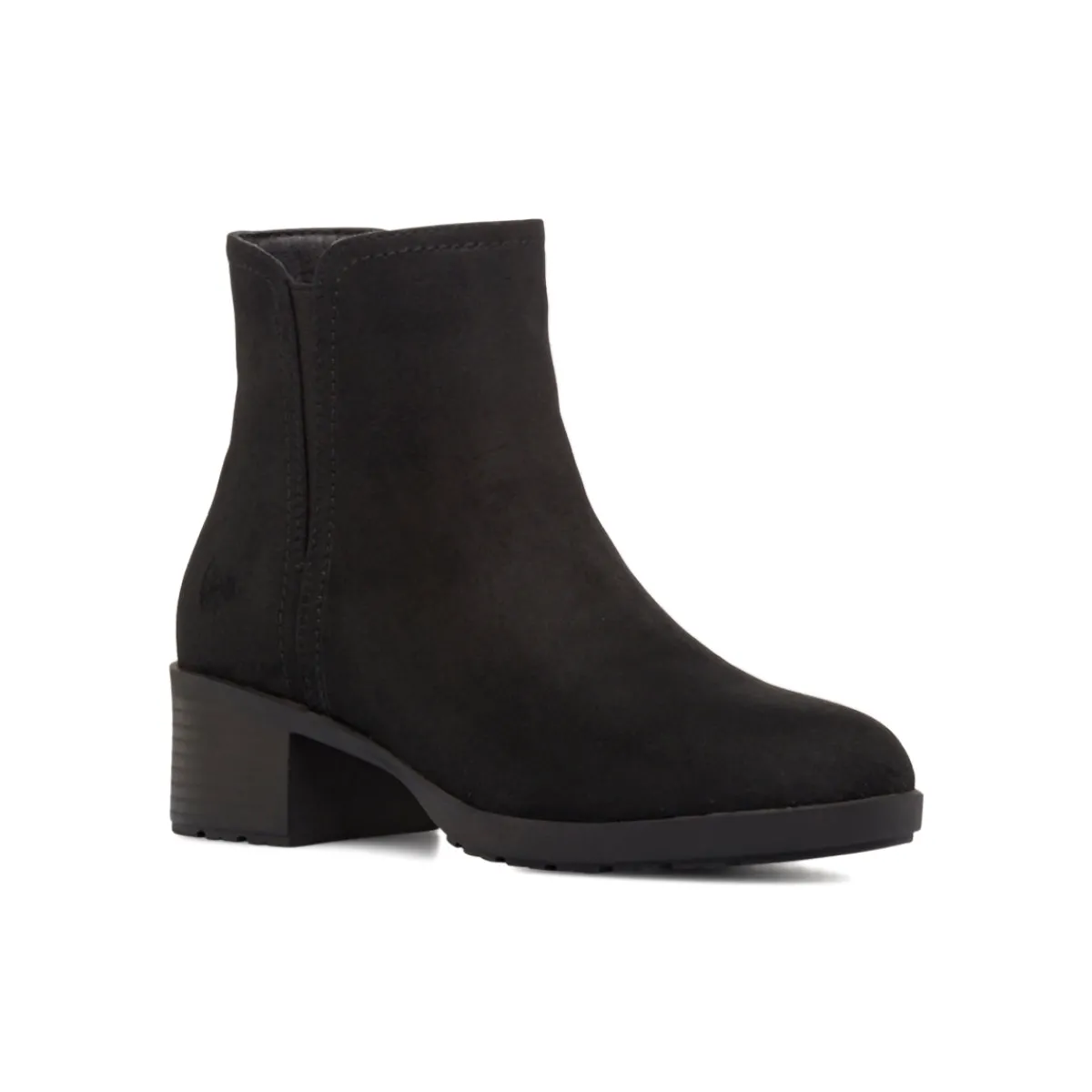 Sale Stivaletti comfort neri da Donna con tacco basso Donna Scarpe Comfort|Stivaletti Donna