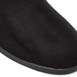 Sale Stivaletti comfort neri da Donna con tacco basso Donna Scarpe Comfort|Stivaletti Donna