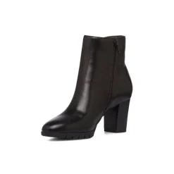 Hot Stivaletti comfort neri da Donna con tacco 7 cm Donna Scarpe Comfort|Stivaletti Donna