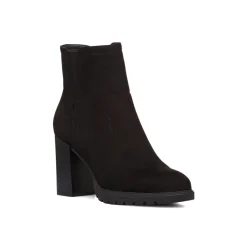 Hot Stivaletti comfort neri da Donna con tacco 9 cm Donna Scarpe Comfort|Stivaletti Donna