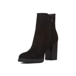 Hot Stivaletti comfort neri da Donna con tacco 9 cm Donna Scarpe Comfort|Stivaletti Donna