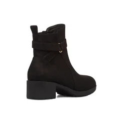 Hot Stivaletti comfort neri da Donna con fibbia Donna Scarpe Comfort|Stivaletti Donna