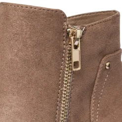 Sale Stivaletti comfort taupe da Donna con tacco 5 cm Donna Scarpe Comfort|Stivaletti Donna