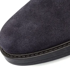 Online Stivaletti con elastici blu da uomo in pelle scamosciata Uomo Polacchine Uomo|Stivaletti Uomo