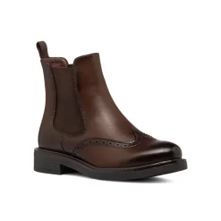 Best Stivaletti con elastici marroni da donna con dettagli brogue Donna Stivaletti Donna