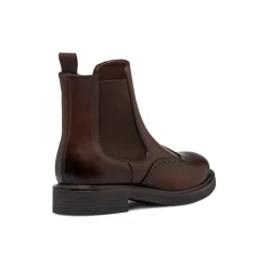 Best Stivaletti con elastici marroni da donna con dettagli brogue Donna Stivaletti Donna