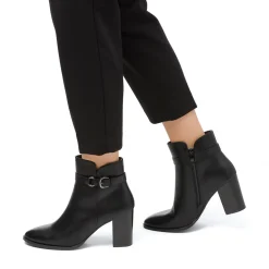 Online Stivaletti con tacco 7,5 cm da donna neri Donna Stivaletti Donna