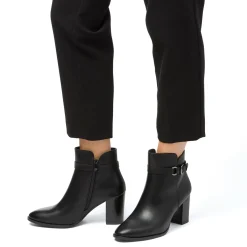 Online Stivaletti con tacco 7,5 cm da donna neri Donna Stivaletti Donna