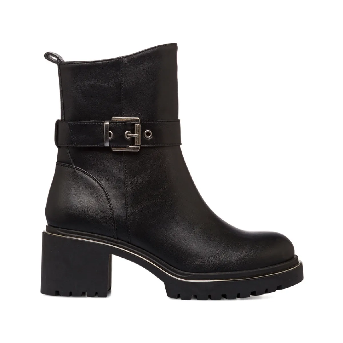 Hot Stivaletti con tacco 6 cm neri da donna Donna Stivaletti Donna