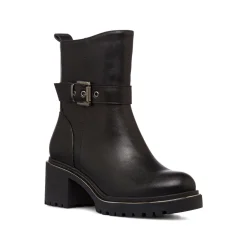 Hot Stivaletti con tacco 6 cm neri da donna Donna Stivaletti Donna