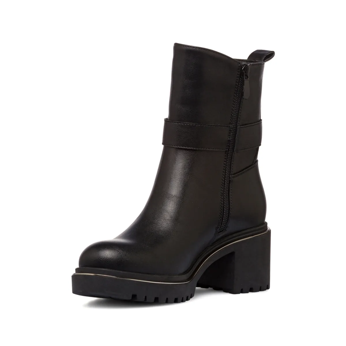 Hot Stivaletti con tacco 6 cm neri da donna Donna Stivaletti Donna