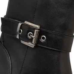 Hot Stivaletti con tacco 6 cm neri da donna Donna Stivaletti Donna