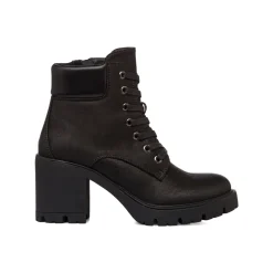 New Stivaletti con tacco 8 cm neri da donna Donna Scarponcini E Anfibi Donna|Stivaletti Donna