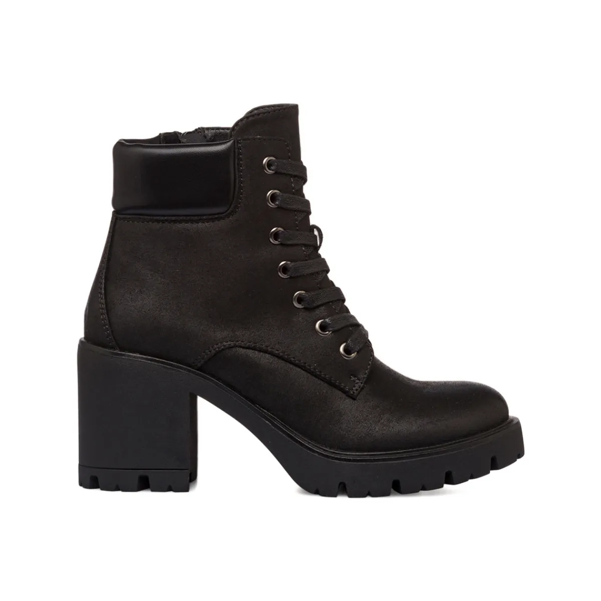 New Stivaletti con tacco 8 cm neri da donna Donna Scarponcini E Anfibi Donna|Stivaletti Donna