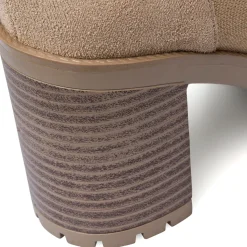 Hot Stivaletti con tacco 8,5 cm taupe da donna Donna Stivaletti Donna