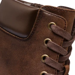 New Stivaletti con tacco 8 cm marroni da donna Donna Scarponcini E Anfibi Donna|Stivaletti Donna