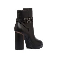 Hot Stivaletti con tacco 10 cm e con dettaglio in metallo da donna Donna Stivaletti Donna