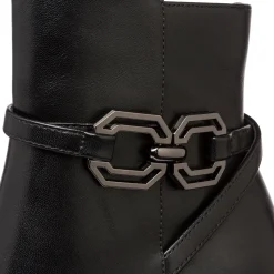 Hot Stivaletti con tacco 10 cm e con dettaglio in metallo da donna Donna Stivaletti Donna