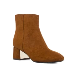 Hot Stivaletti con tacco 5,5 cm da donna marroni effetto scamosciato Donna Stivaletti Donna