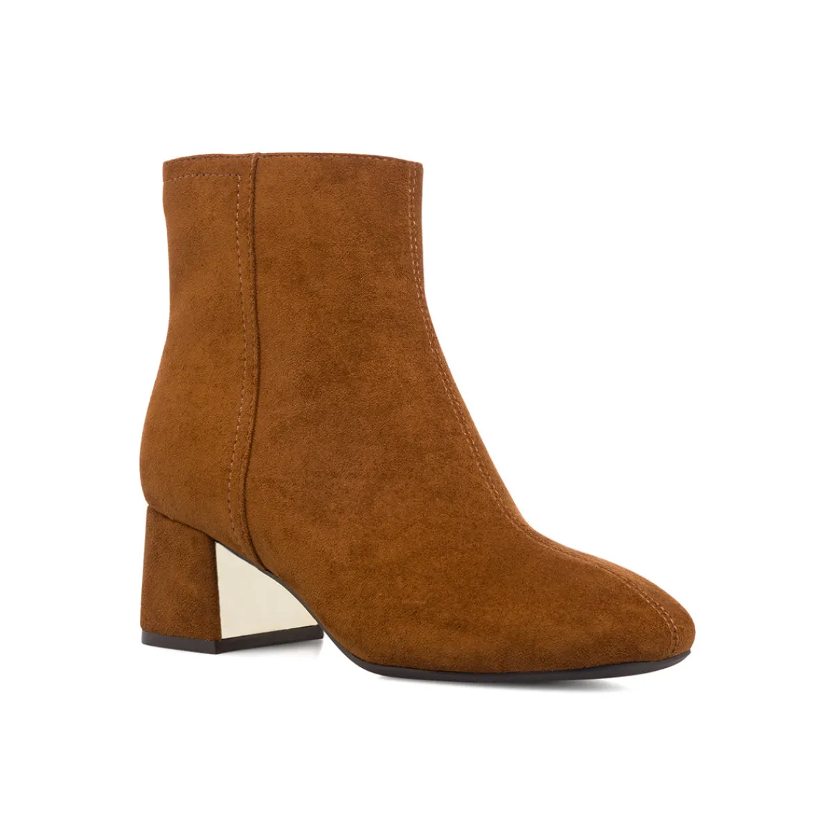 Hot Stivaletti con tacco 5,5 cm da donna marroni effetto scamosciato Donna Stivaletti Donna