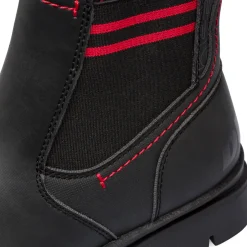 Online Stivaletti da bambino neri con inserti rossi Bambino Stivaletti Bambino
