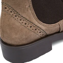 Best Stivaletti da donna beige chiaro in pelle scamosciata Donna Stivaletti Donna