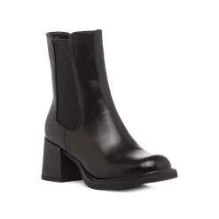 Online Stivaletti da donna con tacco 6,5 cm neri Donna Stivaletti Donna