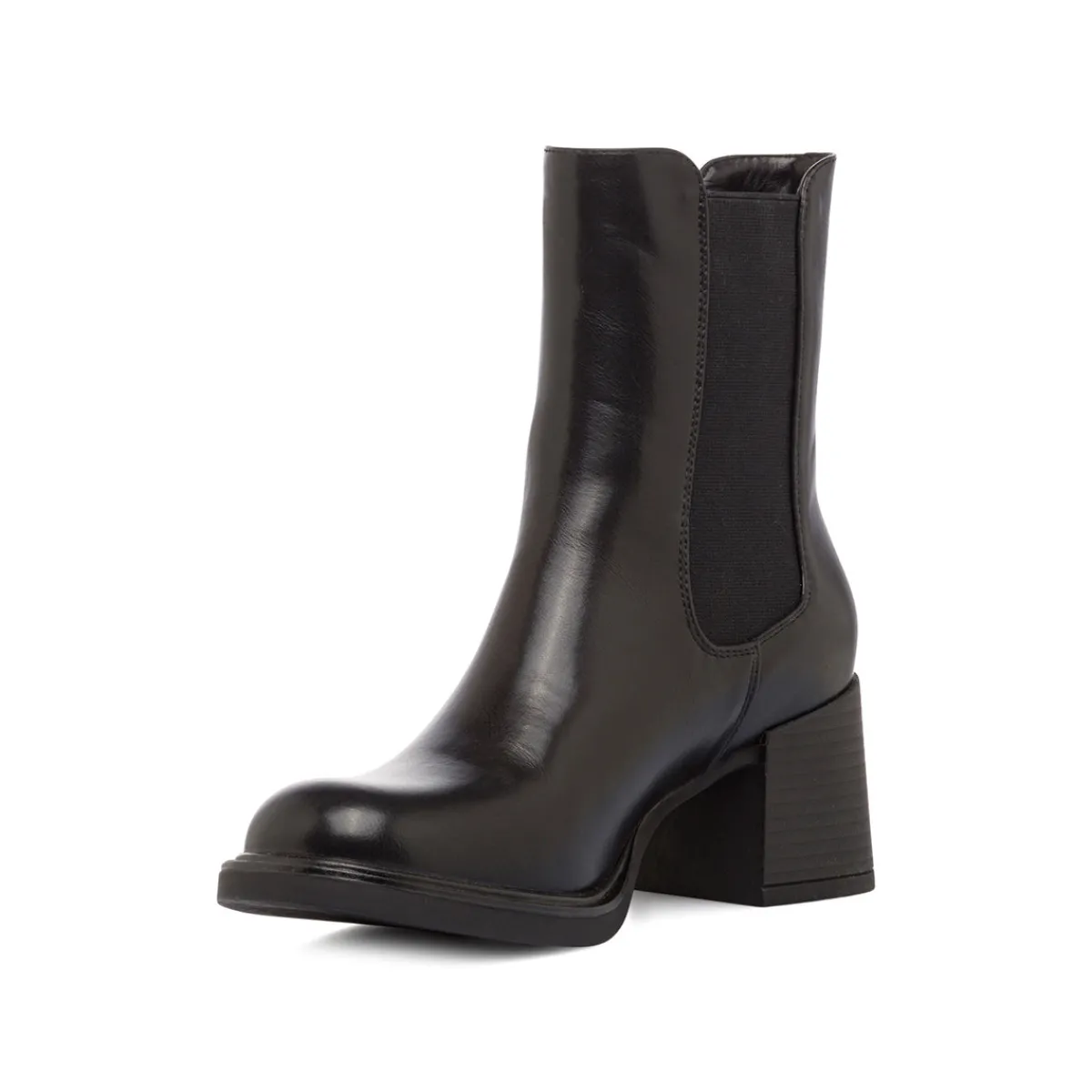 Online Stivaletti da donna con tacco 6,5 cm neri Donna Stivaletti Donna