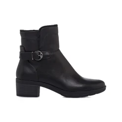 Sale Stivaletti da donna neri con fibbia decorativa Donna Scarpe Comfort|Stivaletti Donna