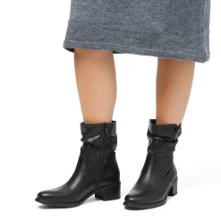 Sale Stivaletti da donna neri con dettaglio in metallo Donna Stivaletti Donna