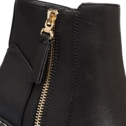 Hot Stivaletti da donna neri con doppia zip Donna Stivaletti Donna