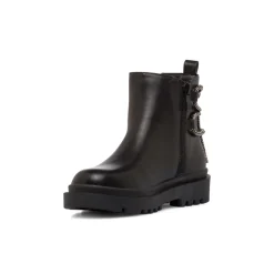 Outlet Stivaletti da Ragazza neri con strass e suola alta Bambino Stivaletti Bambina|Scarpe Ragazza