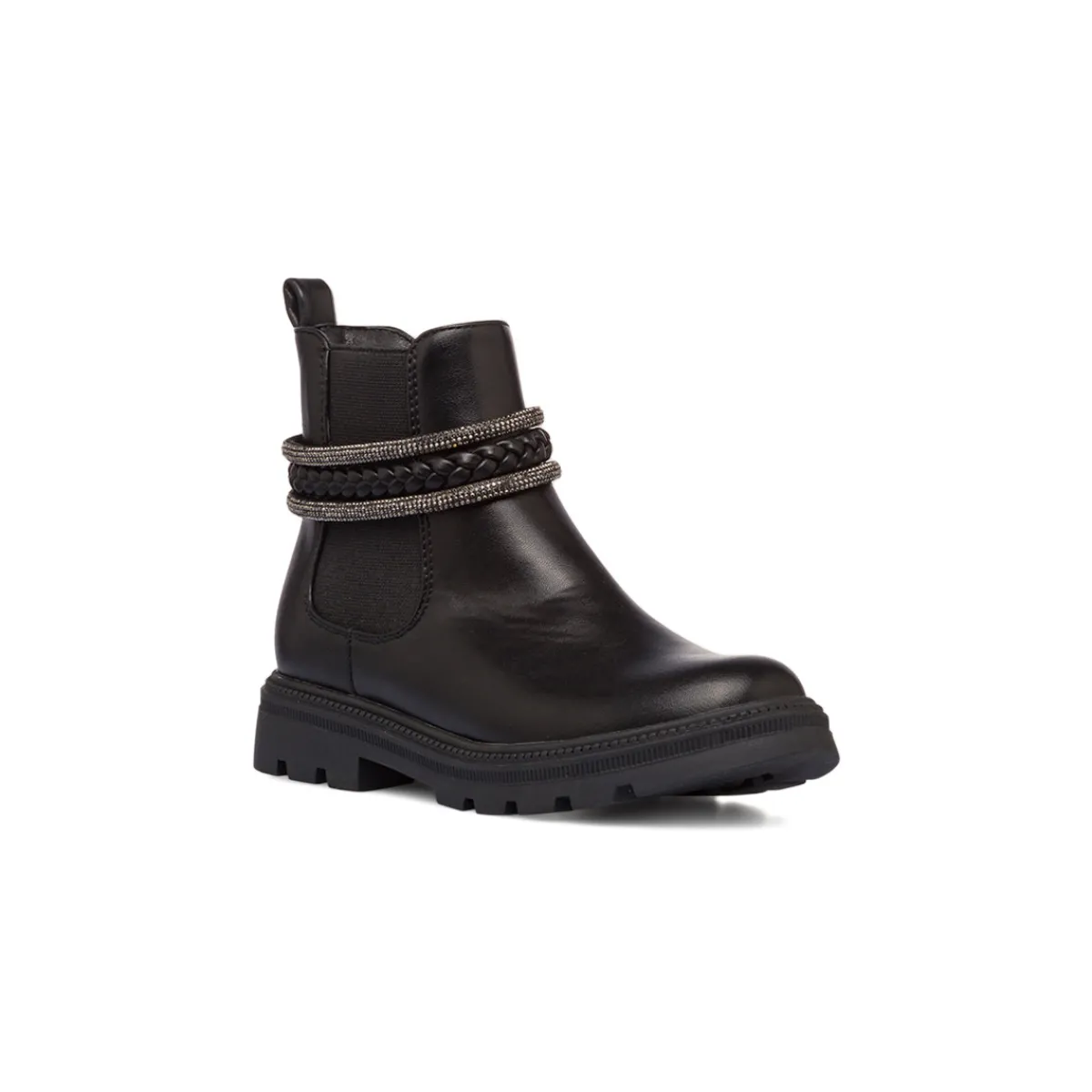 Discount Stivaletti da ragazza neri con strass Bambino Stivaletti Bambina|Scarpe Ragazza